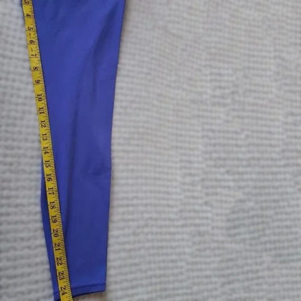 ATHLETA Transcend Tight Vibrant Blue/Purple Athletic Leggings Size Medium - Picture 6 of 10